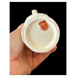 Yellow Accent Dishes - Lipton Tea Teapot, McCoy Dish, Daisy Pitcher & Sunflower Doily