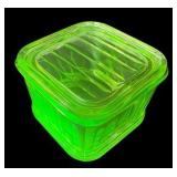 Vintage Refrigerator Dishes - Uranium & Amber Glass