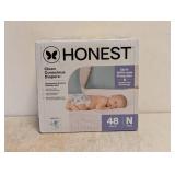 NEW HONEST CLEAN CONSCIOUS DIAPERS SIZE N 48 CT