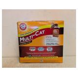 NEW ARM & HAMMER EXTRA AMMONIA BLOCKER MULTI CAT CLUMPING LITTER