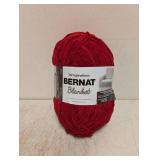 NEW YARNSPIRATIONS BERNAT BLANKET RED