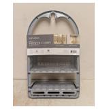 NEW BATH BLISS TRELLIS SHOWER CADDY GRAY