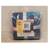 NEW LEGO QUILT AND SHAM SET FULL/TWIN