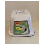 NEW LARGE ENCLOSED CAT LITTER PAN