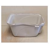 NEW LARGE ENCLOSED CAT LITTER PAN