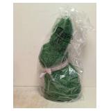 NEW FAUX GRASS SITTING BUNNY