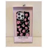 NEW VELVET CAVIAR PHONE CASE FOR IPHONE 16 PRO FLORAL