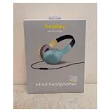 NEW HAYDAY ARTIST SERIES WIRED HEADPHONES TEAL/YELLOW