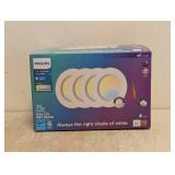 NEW PHILIPS 5/6” RECESSED DOWNLIGHT 75W 4PK