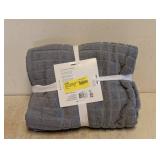 NEW MAINSTAYS BATH TOWEL SET GRAY 6PK