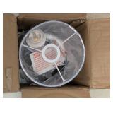 NEW SMALL BASE TABLE LAMP PURPLE