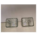 NEW LIBBEY CLEAR 6” VASES 2PK