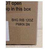 NEW BHG RIB 12OZ PUMPKIN CANDLE