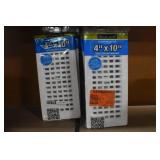 4 x 10 White Floor Registers