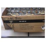 3 way Ivory Light Switches