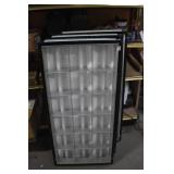 Light Fixtures with Oak Surround