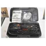 WEN 36704 4.2-Amp 3-3/8-Inch Plunge Cut Compact Circular Saw with Laser, Carrying Case. and three blades