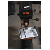 WEN 4214T 5-Amp 12-Inch Variable Speed Cast Iron Benchtop Drill Press with Laser and Work Light