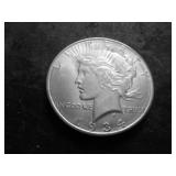 1934 D Peace Dollar Double Die Strike