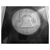 1951 S Franklin Half Dollar In A Holder