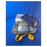 Anchor Hocking Vikings Theme Insulated Carrying Bag with Glass Casserole Dish and Cover