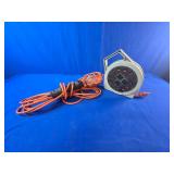 Corded Work Light and Retractable Extension Cord Reel