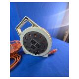 Corded Work Light and Retractable Extension Cord Reel