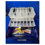 (2) Tackle Boxes with Misc.Tools