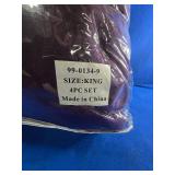 4 Piece King Size Comforter Set