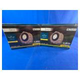 (2) New Patriot Lighting LED Solar Rock Flood Lights