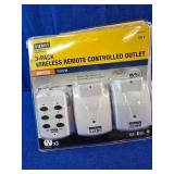 (2) 3 Packs of Wireless Remote Controlled Outlets