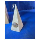 Decorative 2 Candle Holders/ Candel