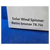 Solar Wind Spinner Garden Decor