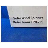 Solar Wind Spinner Garden Decor