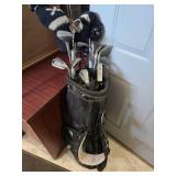 Set of Golf Clubs and Carrying Bag