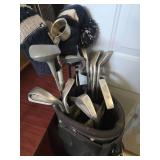 Set of Golf Clubs and Carrying Bag