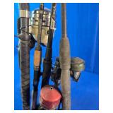 Assorted Vintage Fishing Poles