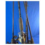 Assorted Vintage Fishing Poles