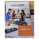 Crock-Pot SCCPMD2-CP Hook Up Round Connectable Entertaining System, 2-Quart, Metallic Copper