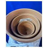 Bin of Assorted Items, Box of Nails, Assorted Tools, 3 New Pots, Etc.