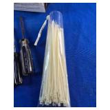 Bin of Assorted Items, Box of Nails, Assorted Tools, 3 New Pots, Etc.