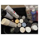 Large Lot of Assorted Spray Paint and Misc. Paint Supply