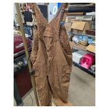 New Duluth Trading Overalls Tan/ brown size 38 x 34