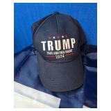 (New) Trump Banner and Trump Hat 2024