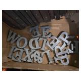 Light up Wood Fence and Assorted Letters