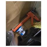 Box of misc Tools/ Drill bits/ saw