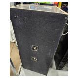 Car Subwoofer Enclosure with Two Rockford Fosgate Subwoofers