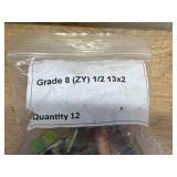 Grade 8 (ZY) Lot of 12- 1/2 13x2