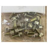 Lot of 100- Grade 5 Hex Flange Bolts 1/4 20x5/8