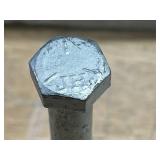 Lot of 20- Grade 5 Hex Bolts Zinc 1/2 - 13x3 3/4